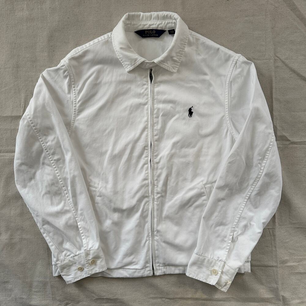 Polo Ralph Lauren Harrington Zip Jacket Mens Medium Excellent Condition